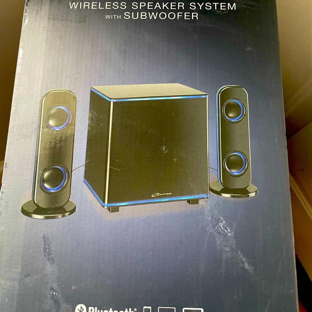 Computer speakers with subwoofer
